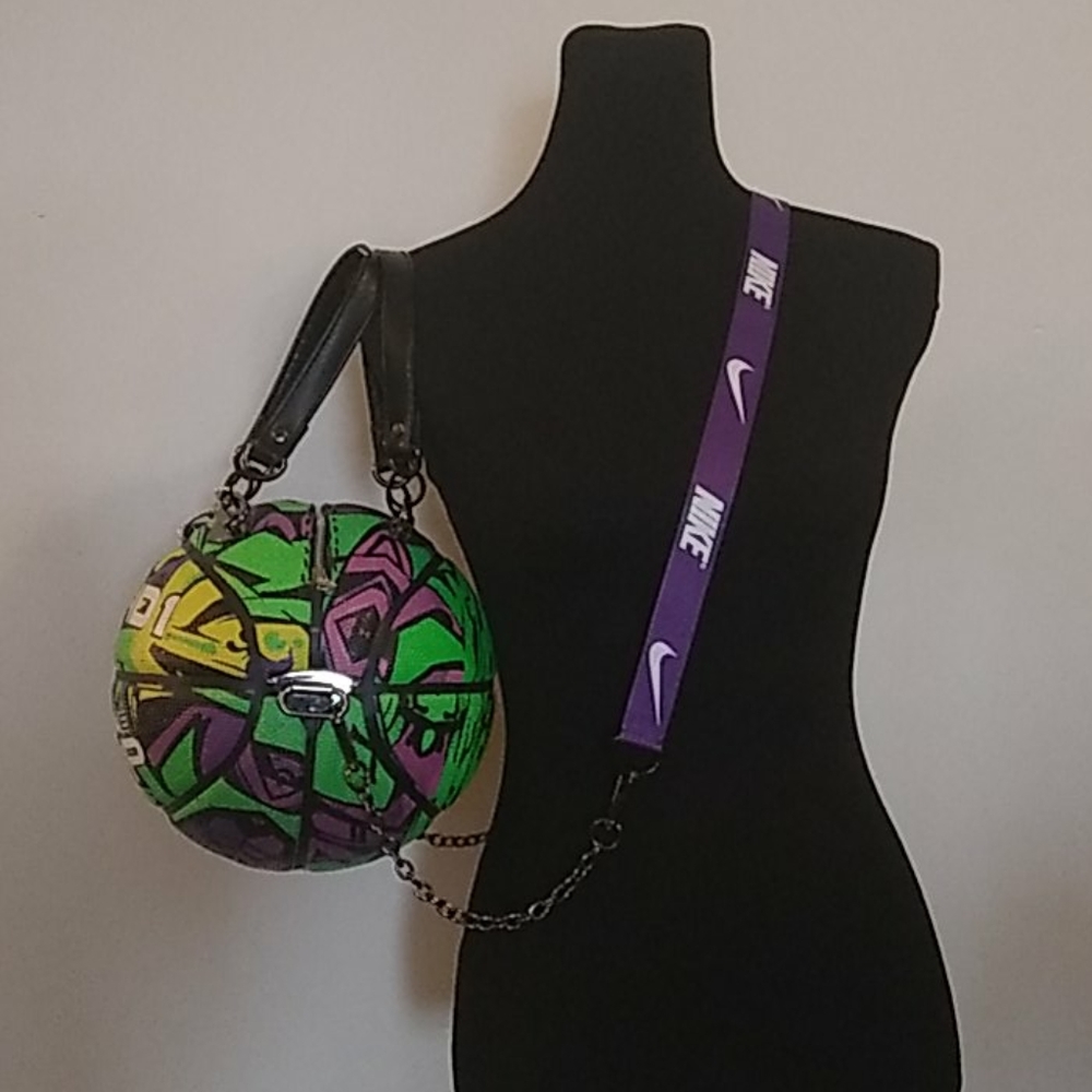 NWT HANDMADE "Supreme Grip AND1" Basketball Purse 🏀 - Picture 2 of 16